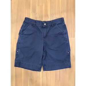 Carhartt Boy's Navy Ripstop Utility Shorts Original Fit 104213 NVY Size 10
